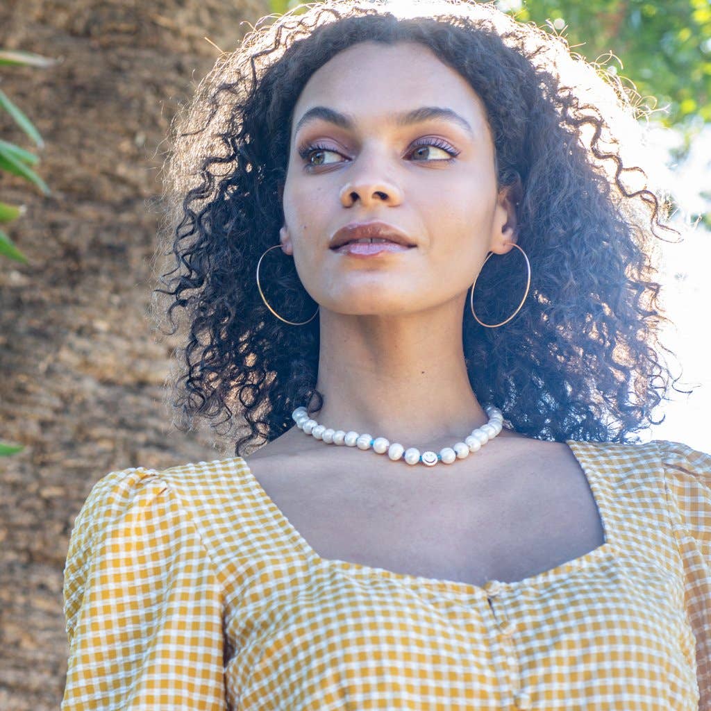 Kris Nations - Wholesale Hoop Earrings - Featherweight Hoop Earrings Gold Filled Lightweight 4 Sizes Nickel Free Hypoallergenic Ships from CA1