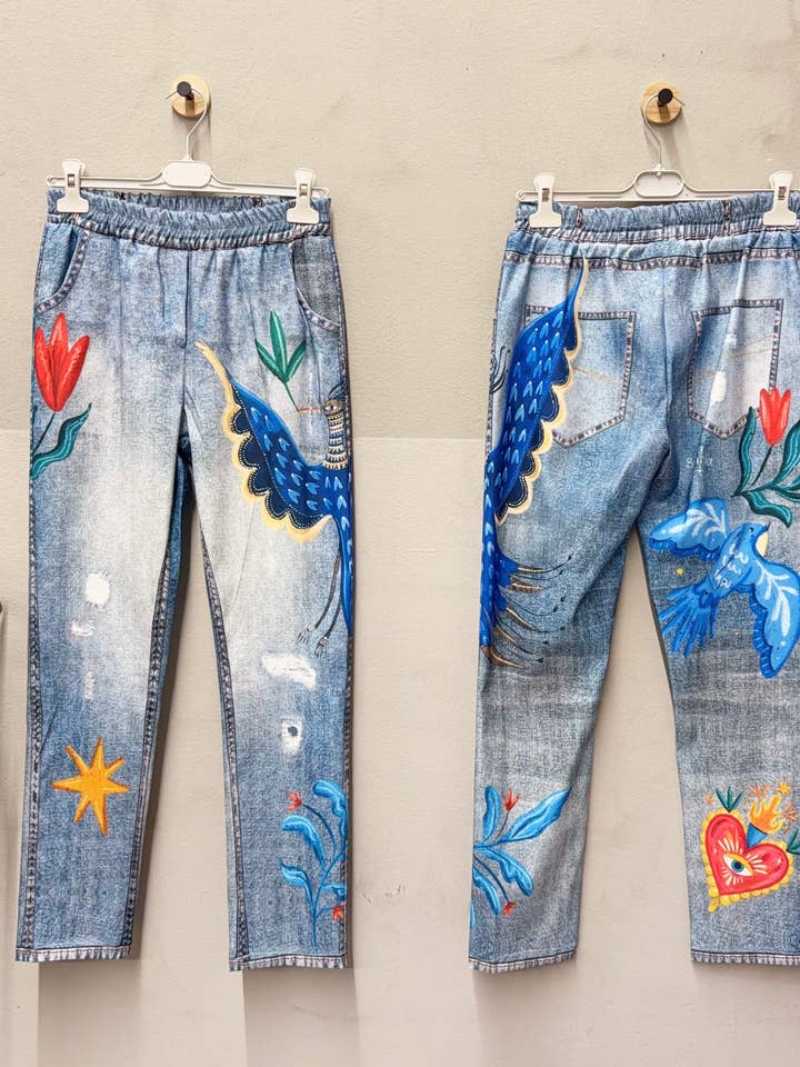 Tryckta byxor för wholesale av NOS