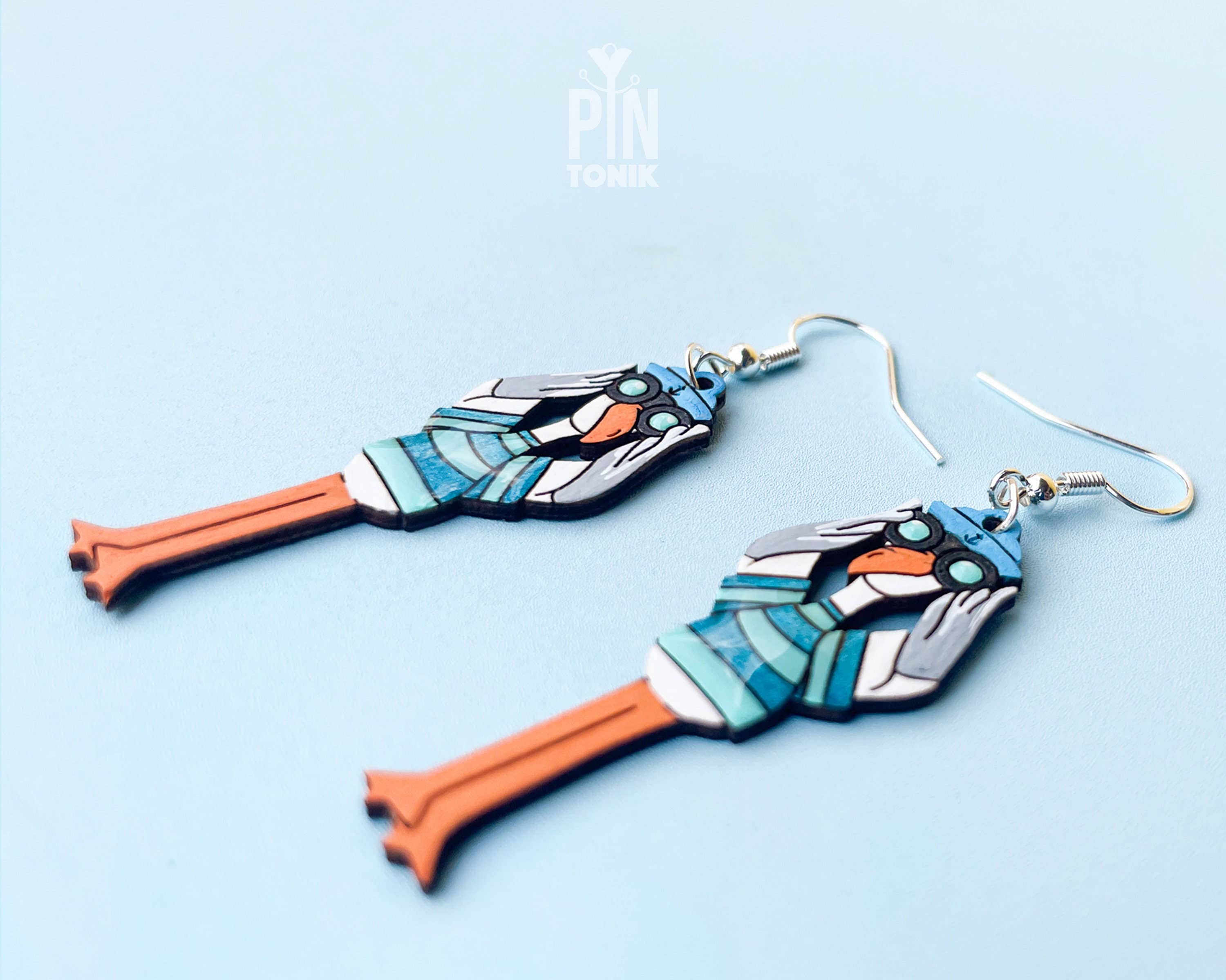 PinTonik – Brincos de argola por atacado – Brincos Náuticos Gaivota de Praia em Prata Esterlina4