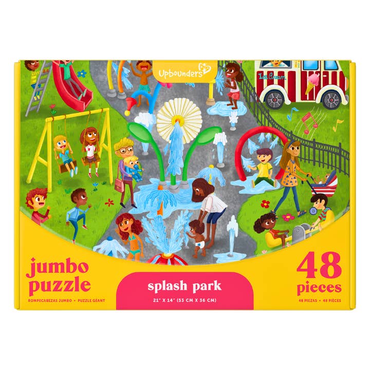 48 PC Splash Park Puzzle, An Educational Toy for Little Kids for wholesale by Upbounders®