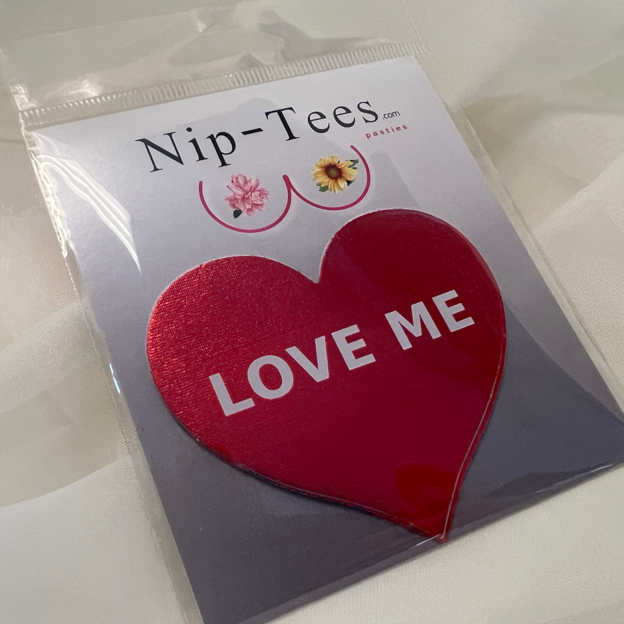 Niptees - Wholesale Nipple Pasties - Women's - Valentines Love Me Heart Nipple Cover Pasties6