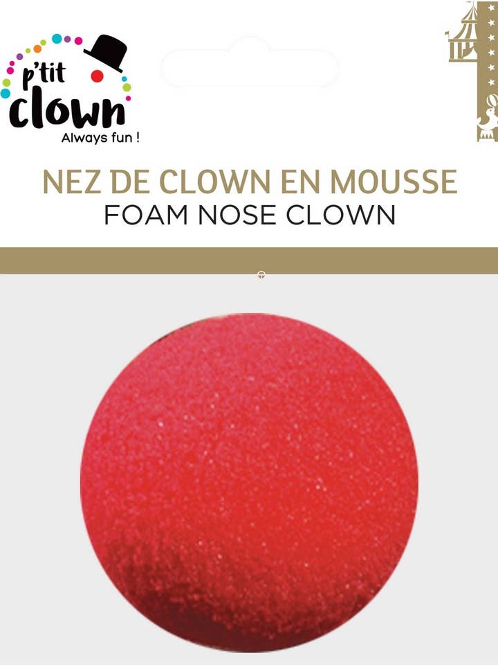 Red Foam Clown Nose for wholesale by P'tit Clown