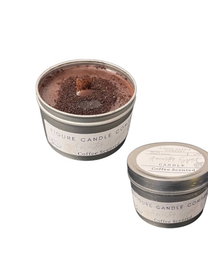 Coffee Dressed Candle for wholesale by Figure Candle Company