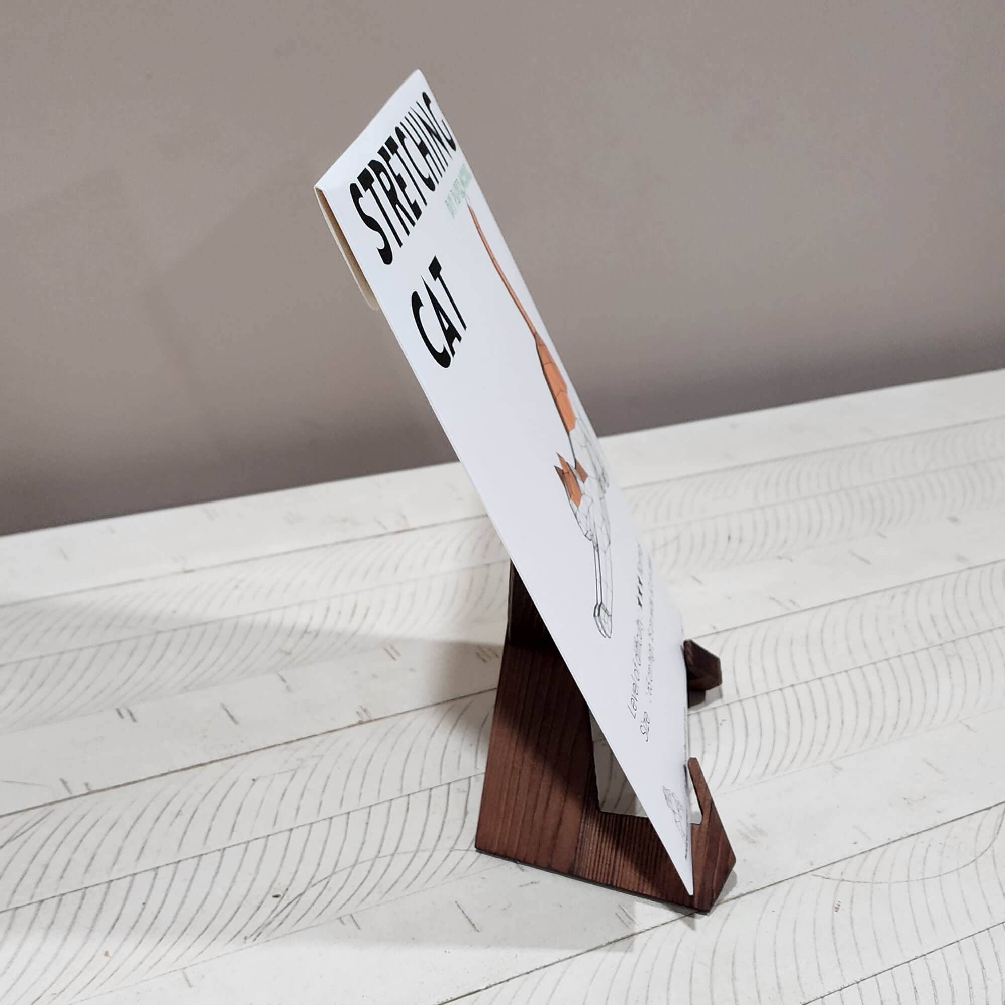 PAPERCRAFT WORLD - Venta al por mayor Kit de manualidades - Modelo 3D de origami PaperCraft con forma de gato estirado8