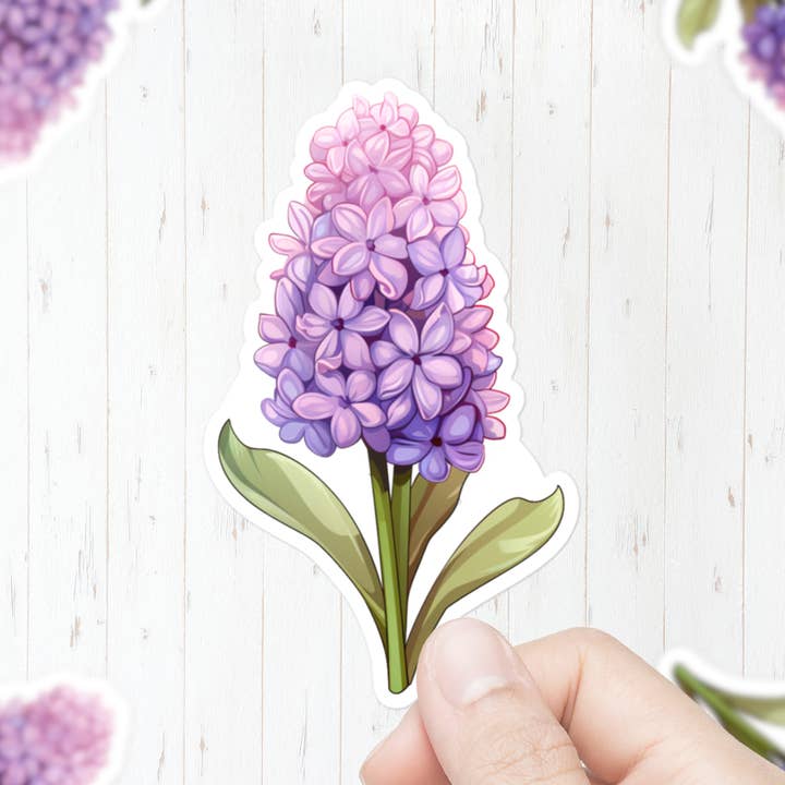 Hyazinthen-Blumen-Aufkleber für den Großhandel von Mystical Clarity