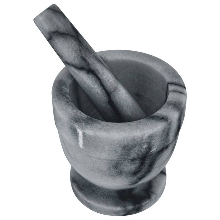 Judge Marble Mörser & Stößel, 10,5 x 10 cm, Grau für den Großhandel von Judge UK