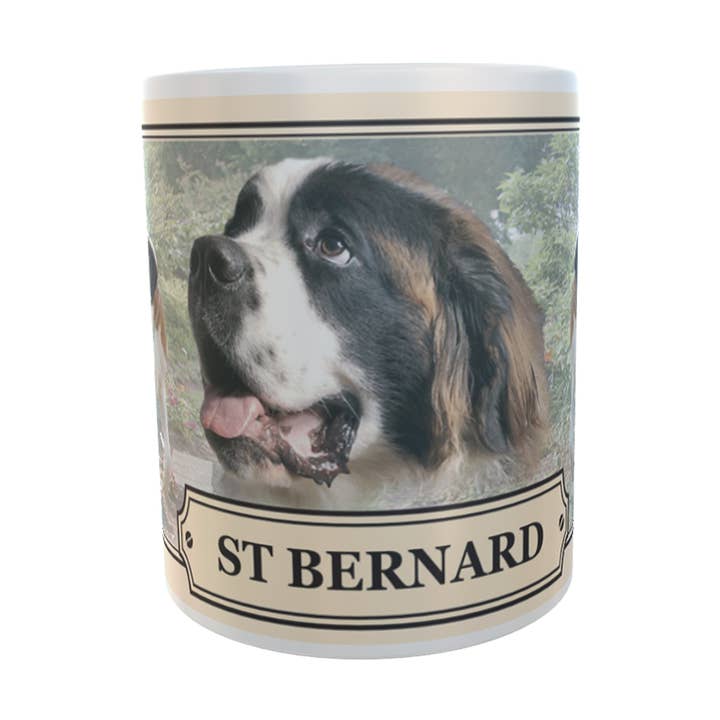 St Bernard Dog Breed Mug – Sleek and Durable for wholesale by Ashbys Wholesale LTD