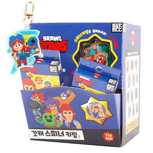 Llavero giratorio de personajes de Brawl Stars en caja sorpresa para venta al por mayor de K-Wonderland