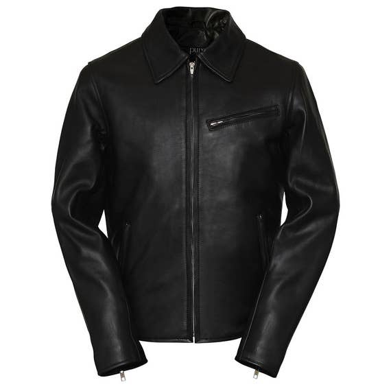 Herren Classic Rider Lederjacke mit Daunenhalsband für den Großhandel von Matchless York
