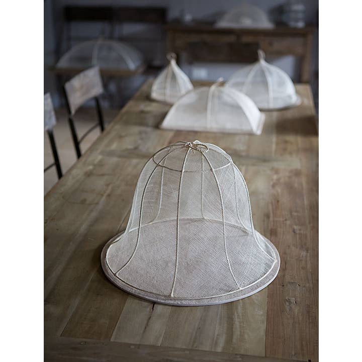 Fiorirà un giardino - Wholesale Trellis - White Abaca Bell-Shaped Food Cover Net (3) D40 H30 cm1