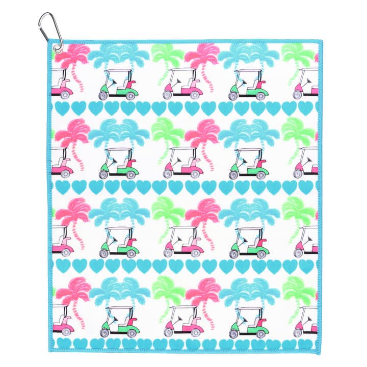 Pebble Beach Golf Towel for wholesale by Millie Rose