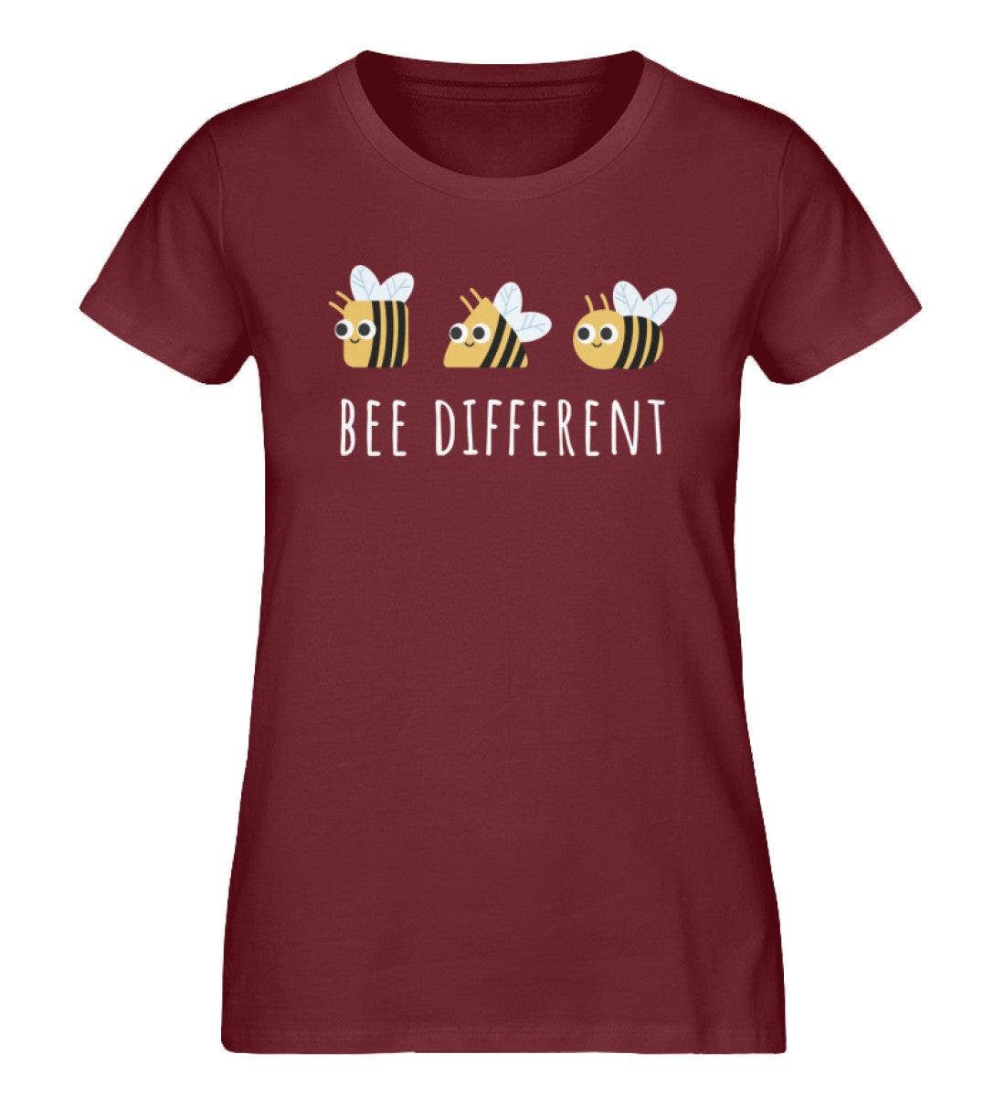 GARTENFAN - Wholesale Screen Printed T-Shirt - Women's - Bee different - women's premium organic shirt2