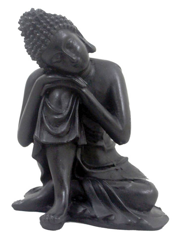 Peaceful Black Resting Buddha for wholesale by Yak & Yeti