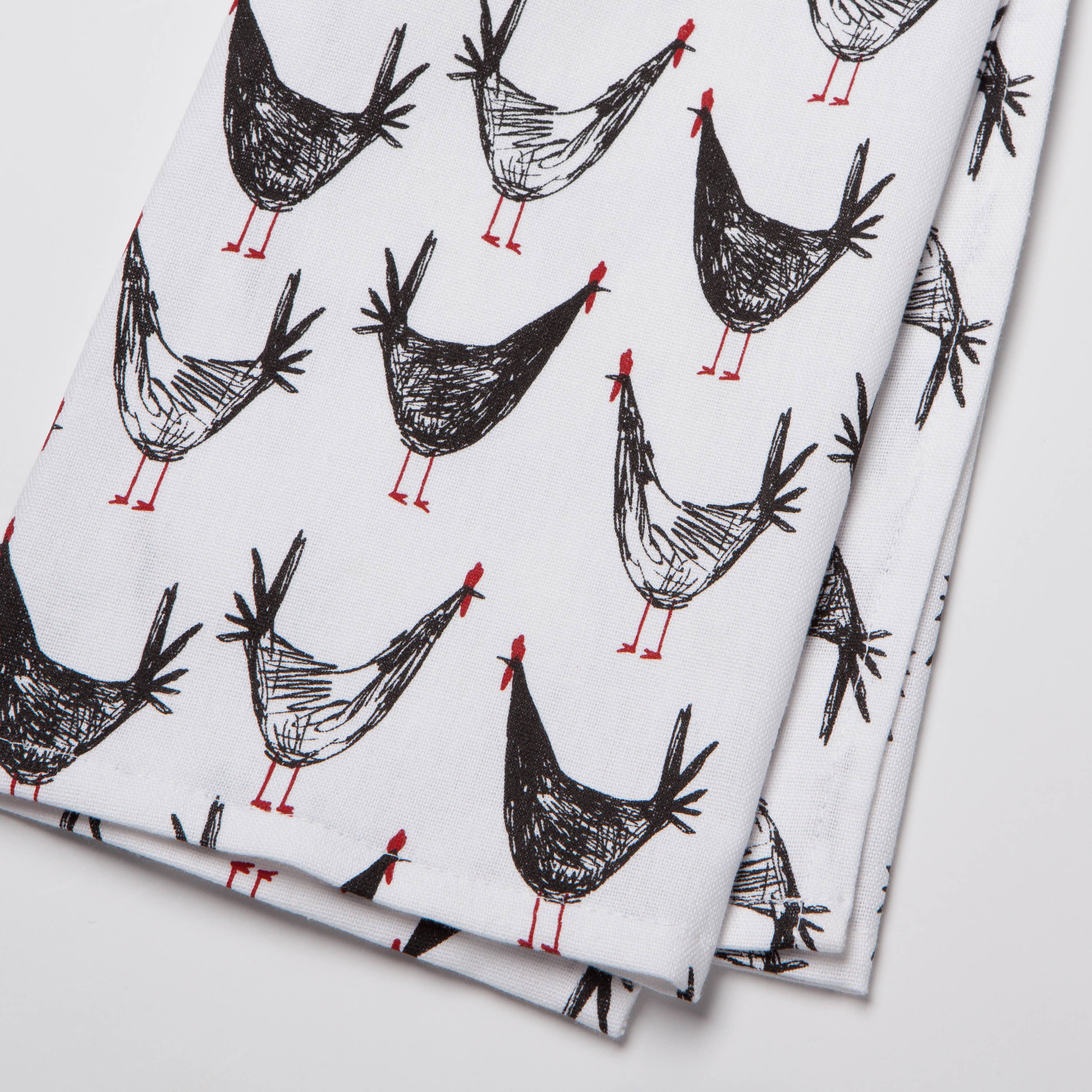 Now Designs by Danica - Wholesale Tea Towel - Chicken Scratch Dishtowel1