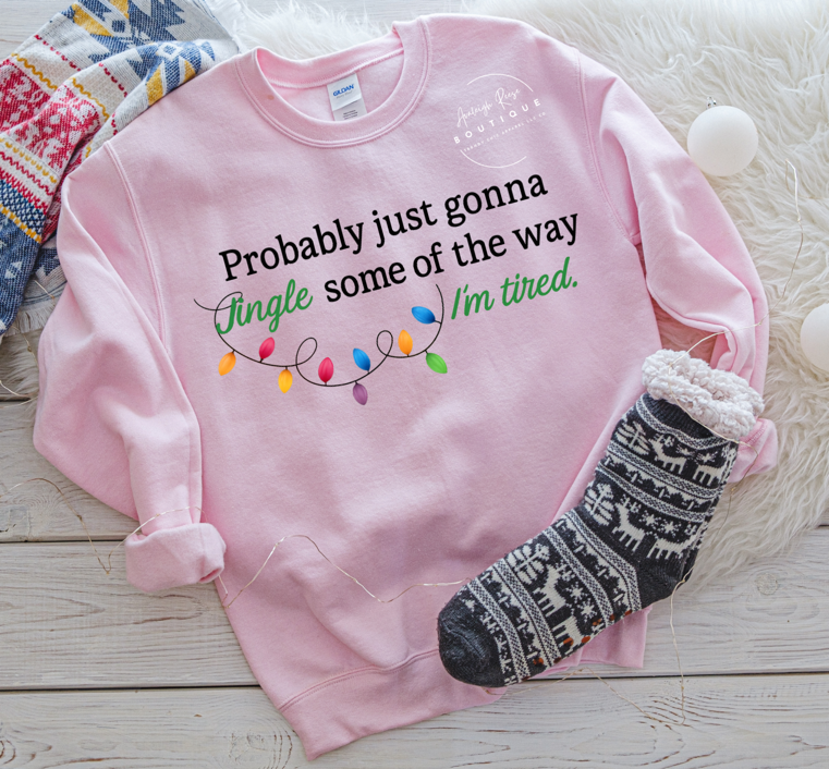 Trendy Chic Apparel LLC - Venta al por mayor Sudadera estampada - Mujer - Sudaderas y camisetas Jingle Some of the Way2