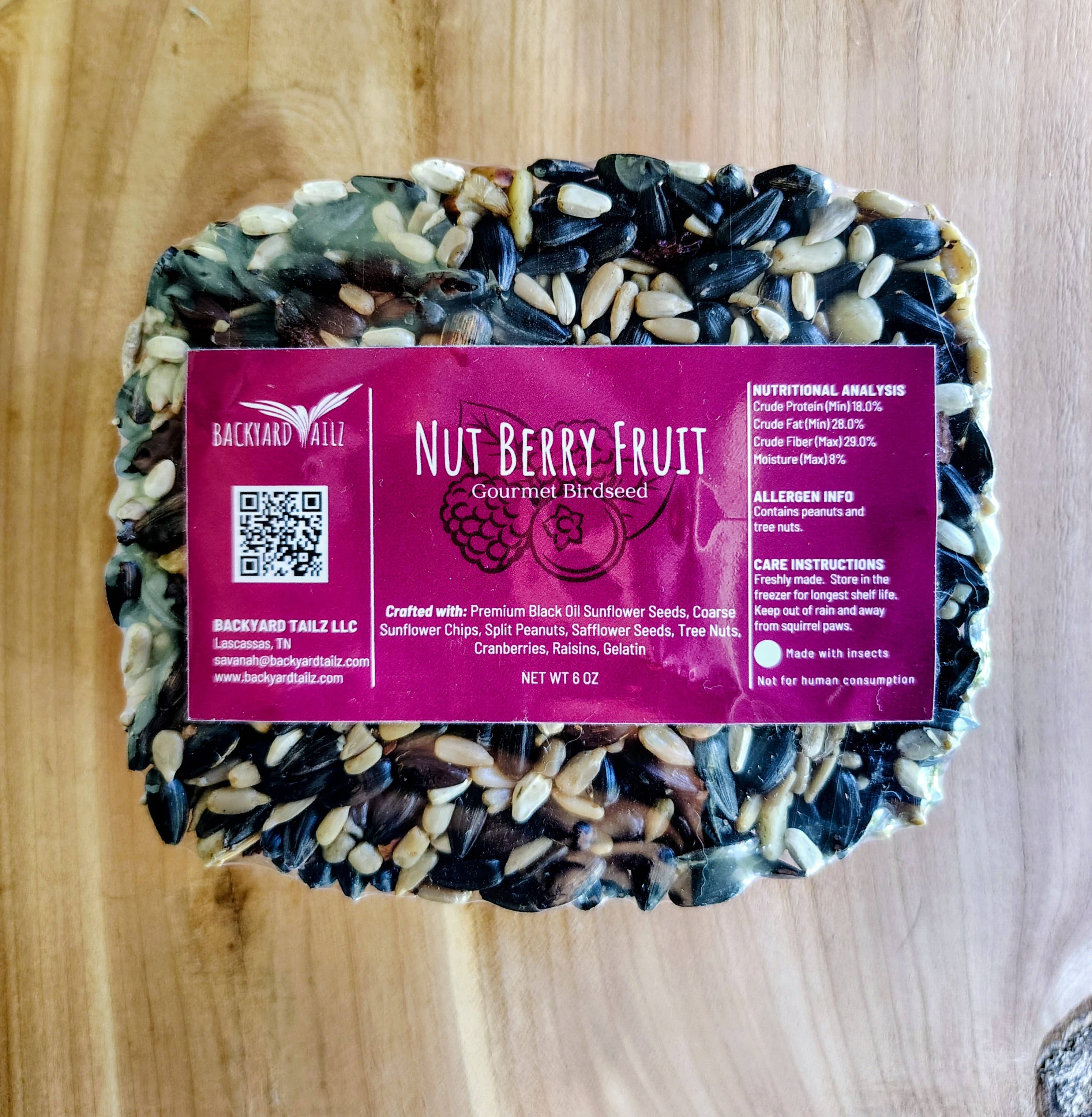 Backyard Tailz - Wholesale Bird Feeder - Birdseed Cake (Nut Berry Fruit)1