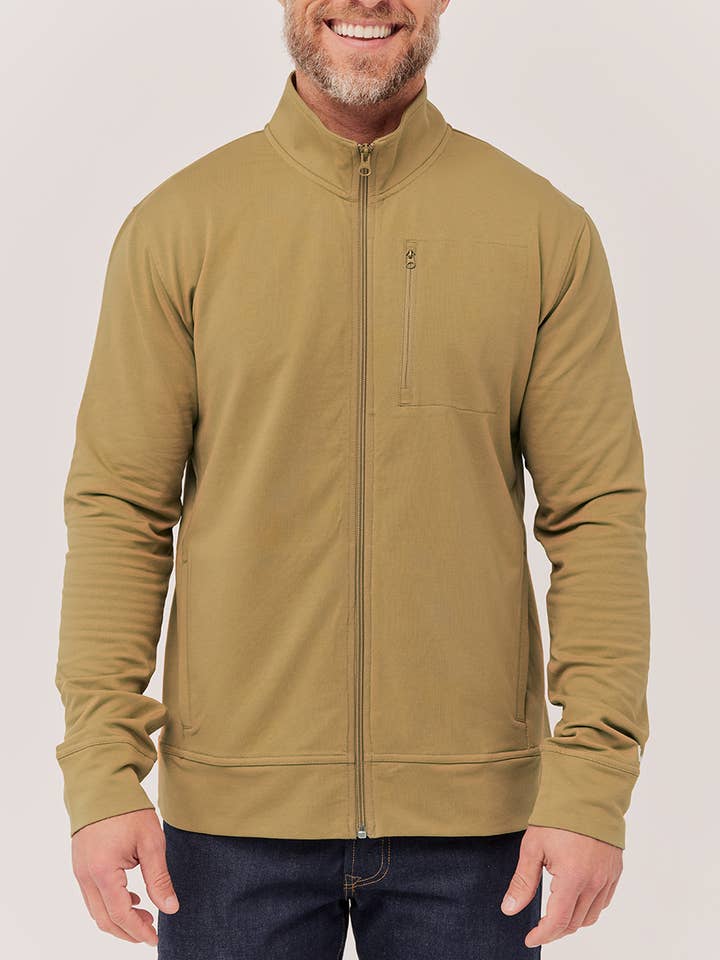 Fennel Men's Stretch French Terry Track Jacket for wholesale on Faire