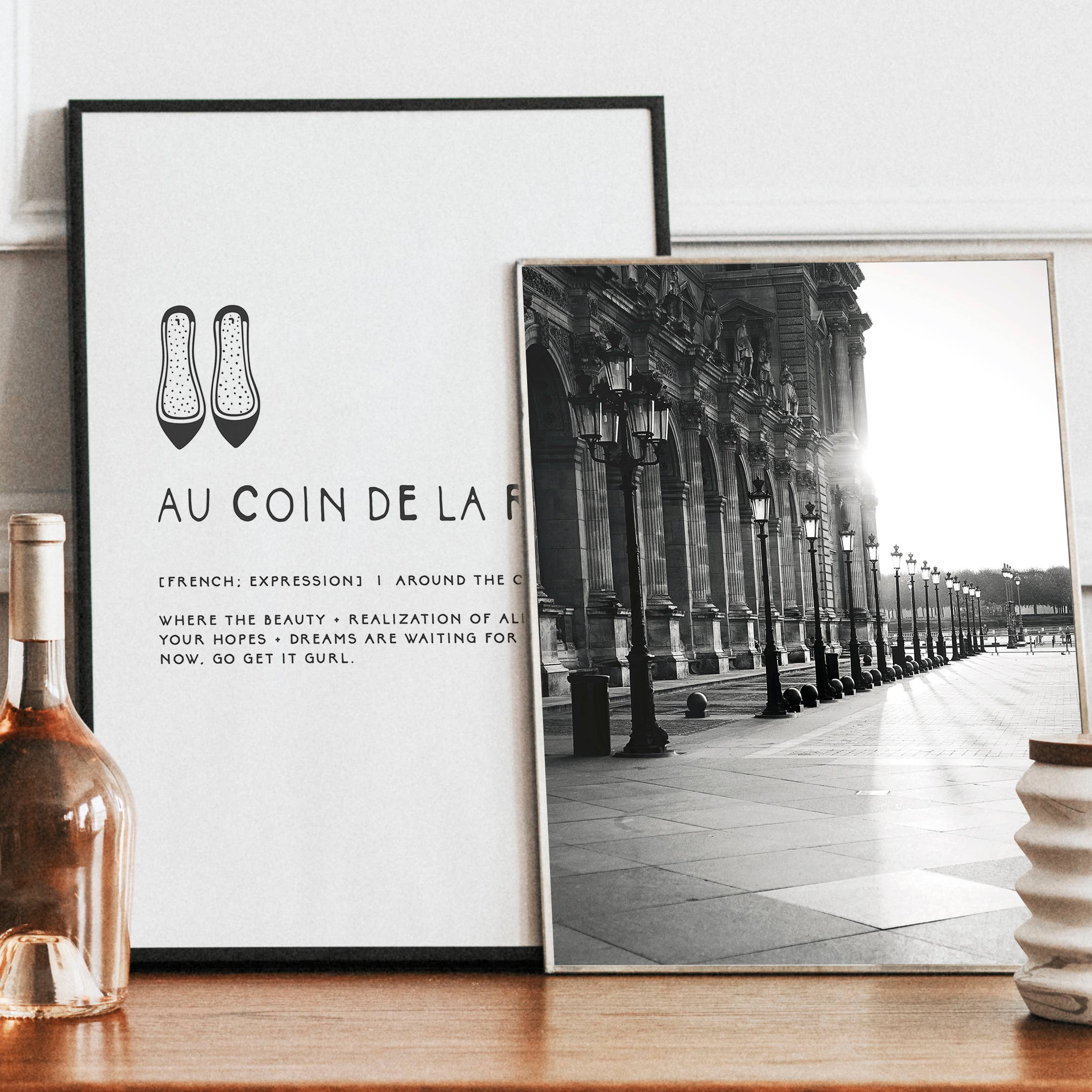 LILOU - Wholesale Art Print - Au Coin De La Rue | Art Print3