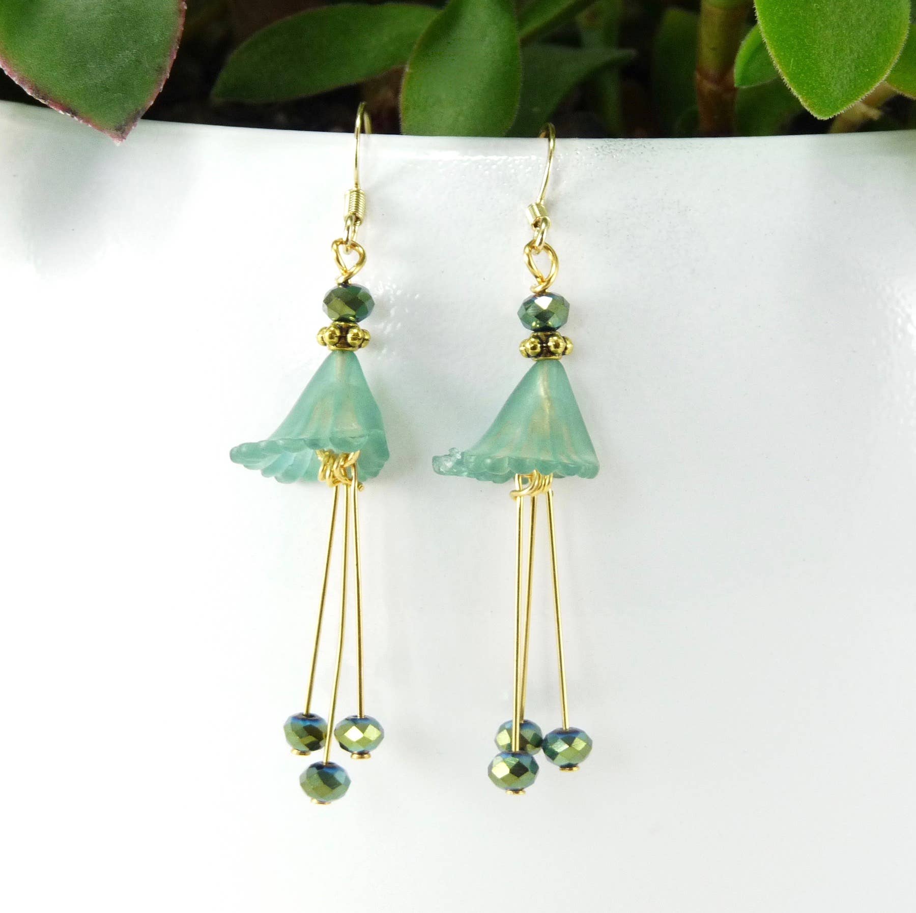 Marlene VanBeek Jewelry - Wholesale Dangle Earrings - Lucite Dangle Earrings - 2 Colors1