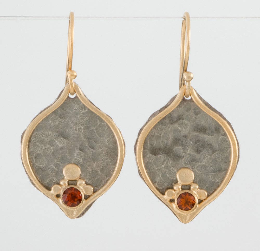 Austin Titus Studio - Wholesale Dangle Earrings - Two Toned Plum Earrings1