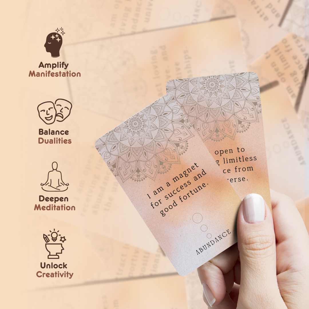 Designs by Deekay Inc. - Vente Cartes de tarot - Jeu de Cartes d'Affirmations de Manifestation Mandala1