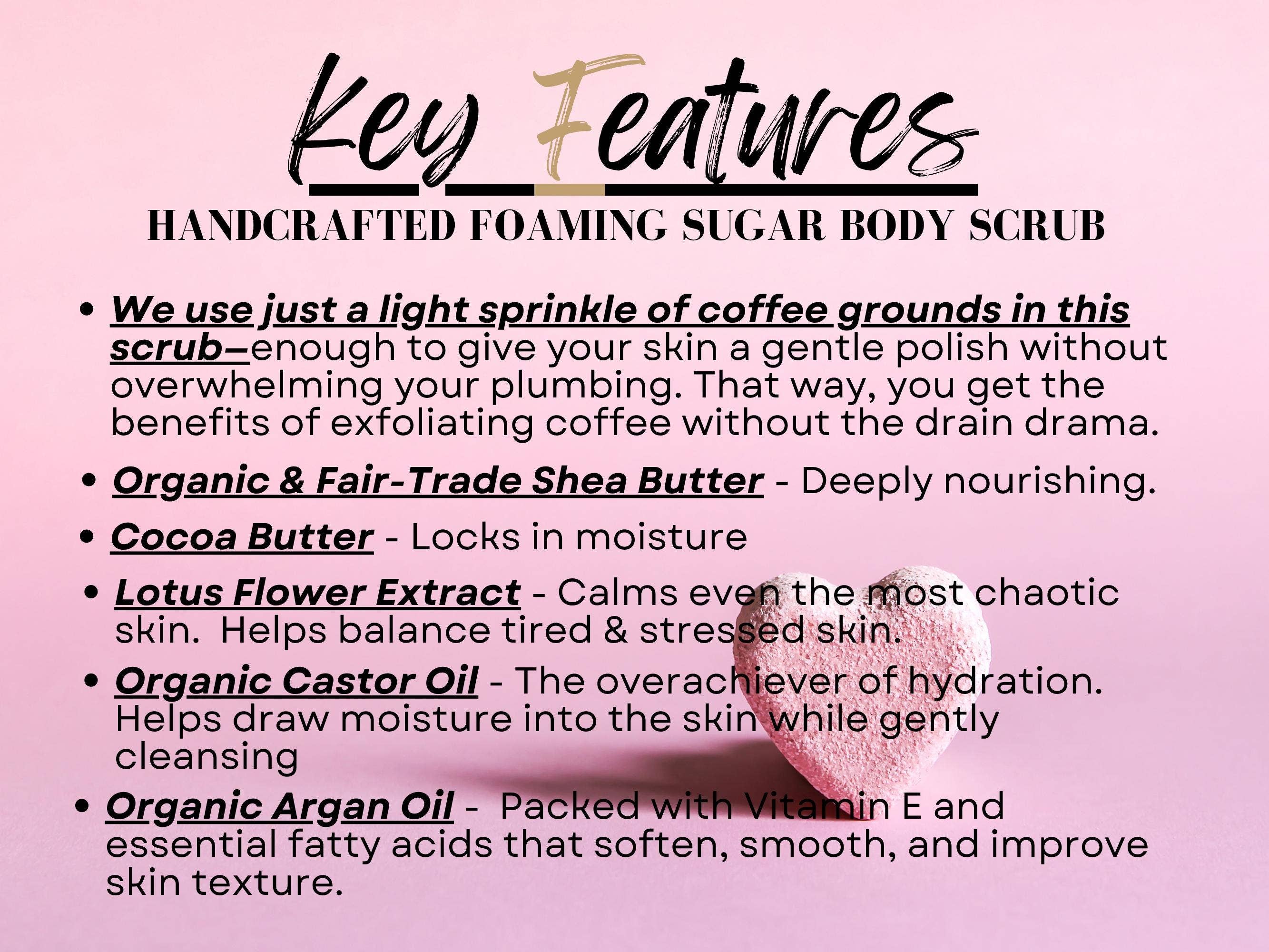 eScentually Yours - Wholesale Body Scrub/Exfoliant - Caffe Latte Foaming Sugar Scrub - Fueled by Caffeine & Chaos6