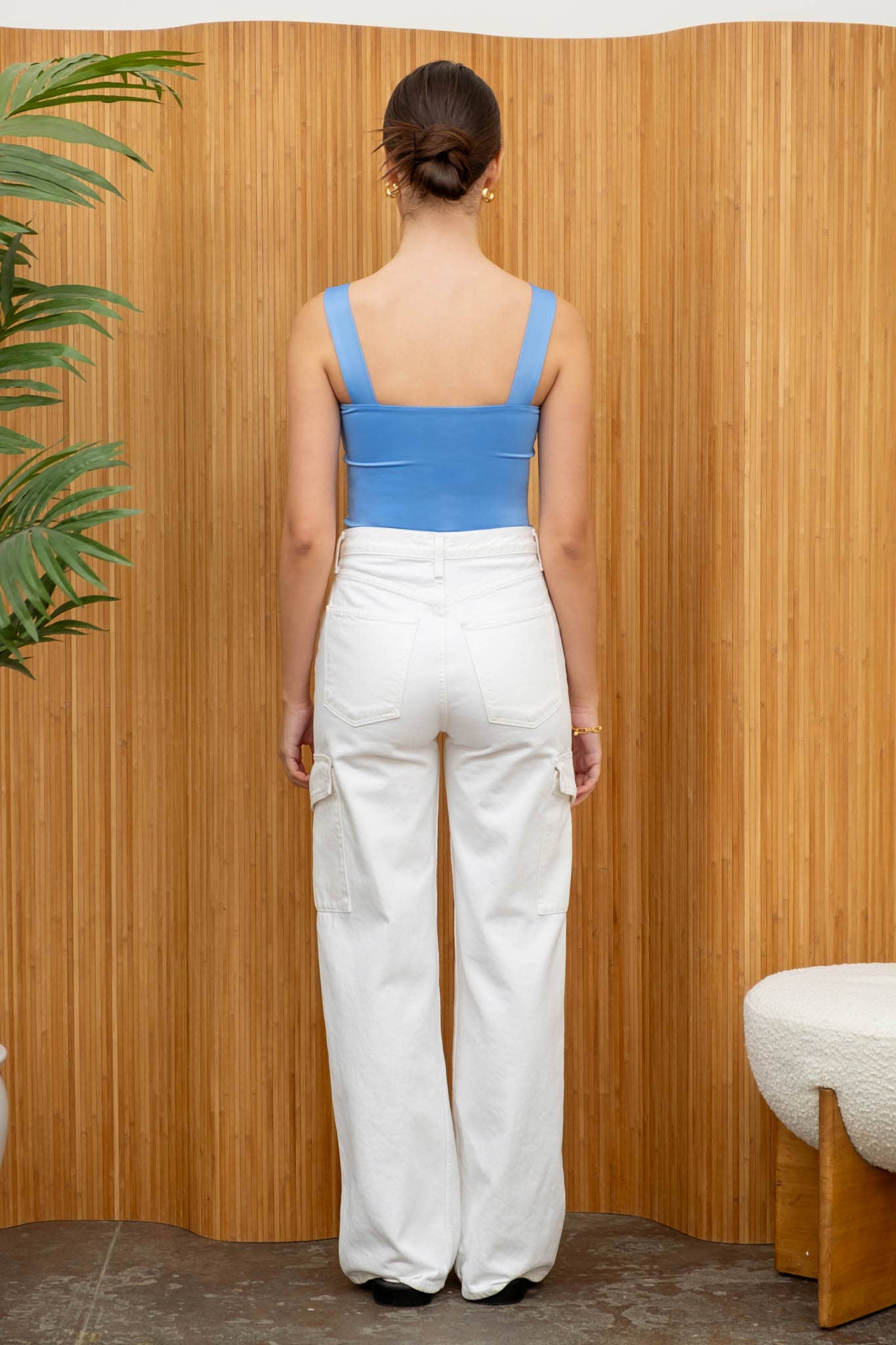 The Workshop Studio - Wholesale Knit Top - Women's - REVERSIBLE SQUARE NECK SEAMLESS CAMI53