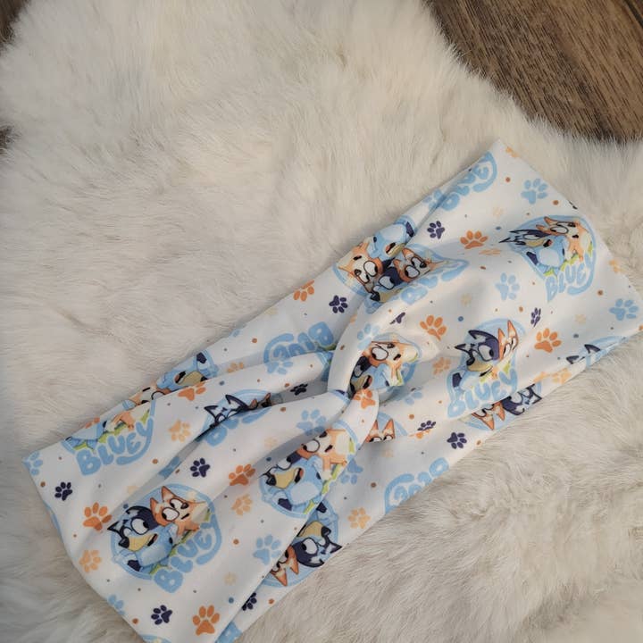 Sew fashionable headbands - Wholesale Fashion Headband - Women's - Blue Dog Sisters Headband0