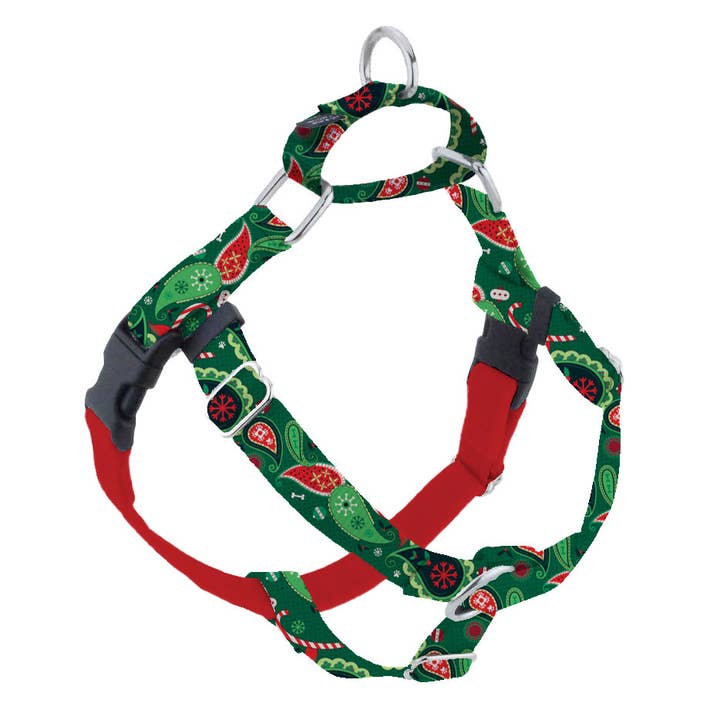 EarthStyle Holiday Paisley Frihet No-Pull Harness Endast för wholesale av 2 Hounds Design