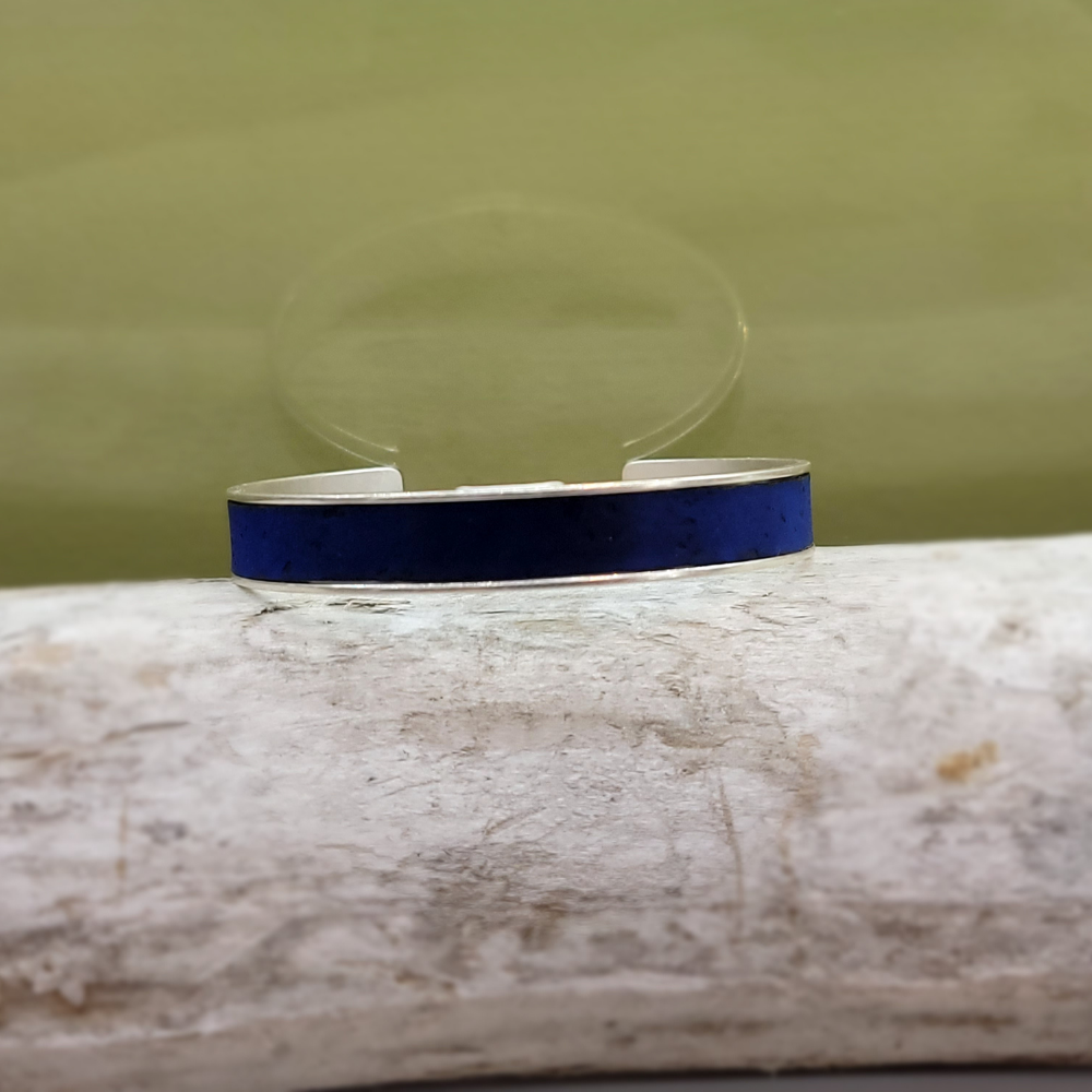 Gem Lounge Jewelry – Großhandel Manschettenarmband – Kork Silber Skinny Cuff Armband6