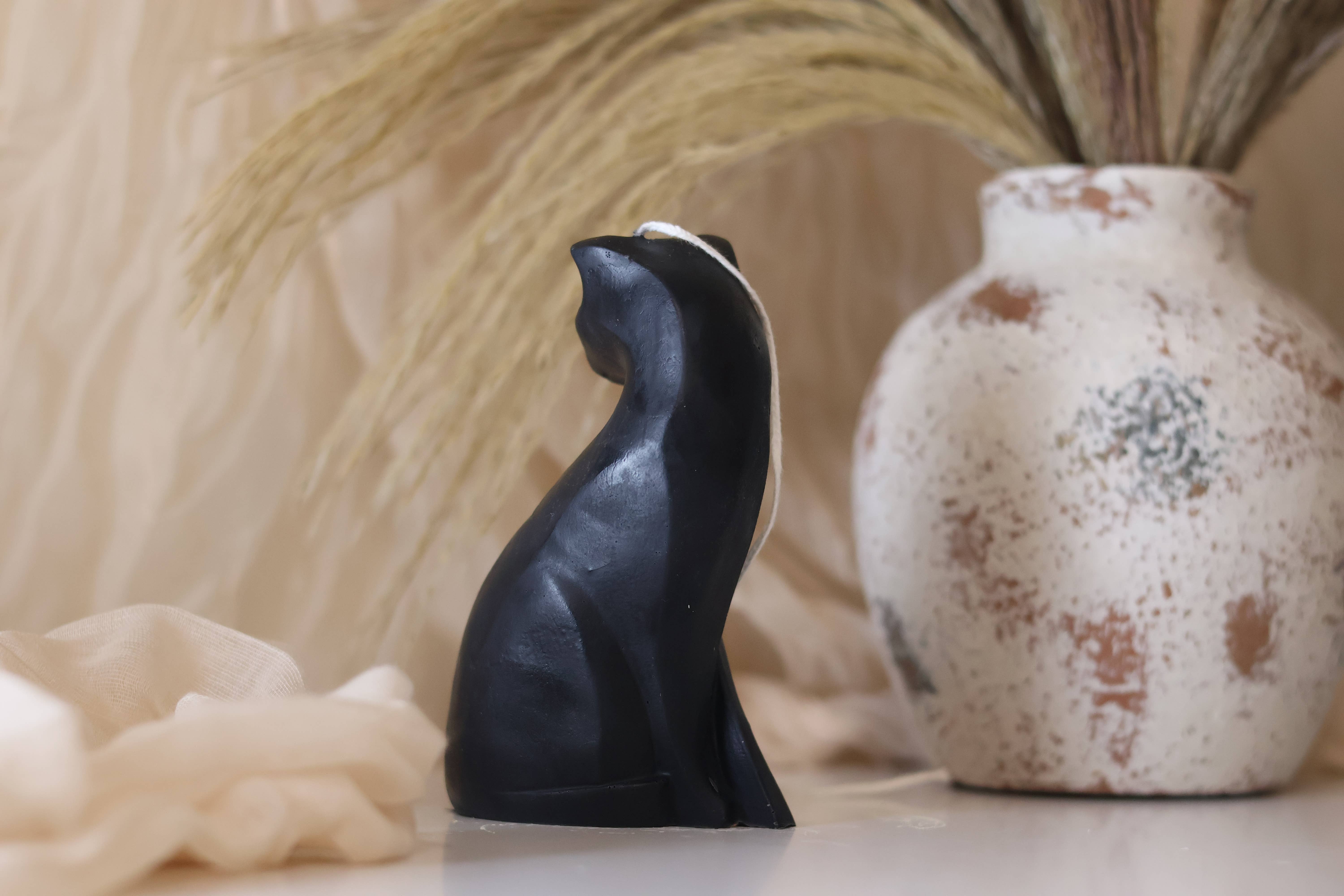 Agaboo Candle - Venta al por mayor Velas de diseño llamativo - Vela elegante con forma de gato, 5.5 x 2.5 pulgadas, con forma de animales8