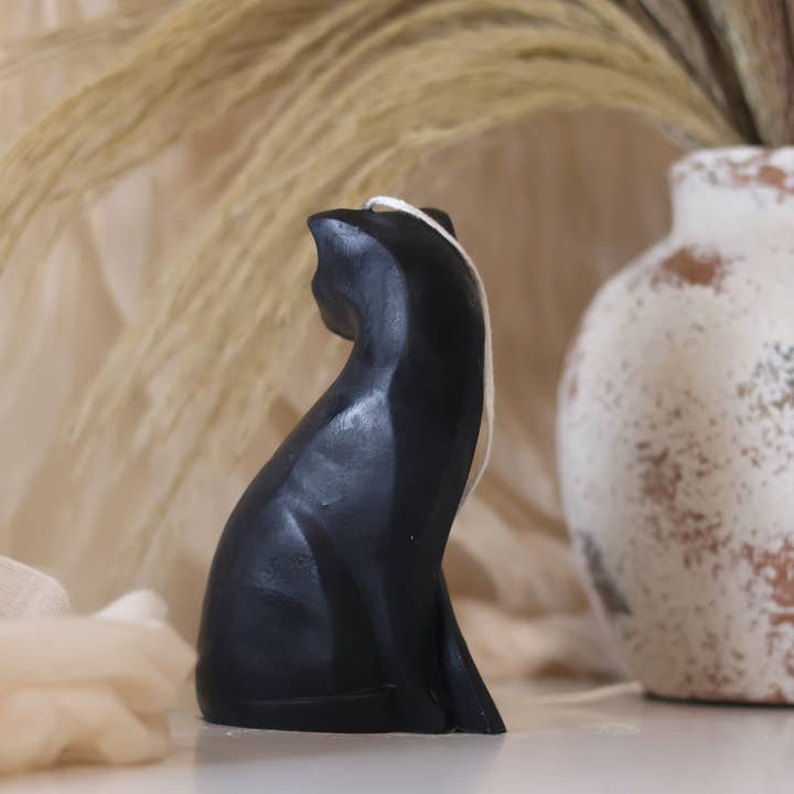 Agaboo Candle - Venta al por mayor Velas de diseño llamativo - Vela elegante con forma de gato, 5.5 x 2.5 pulgadas, con forma de animales8