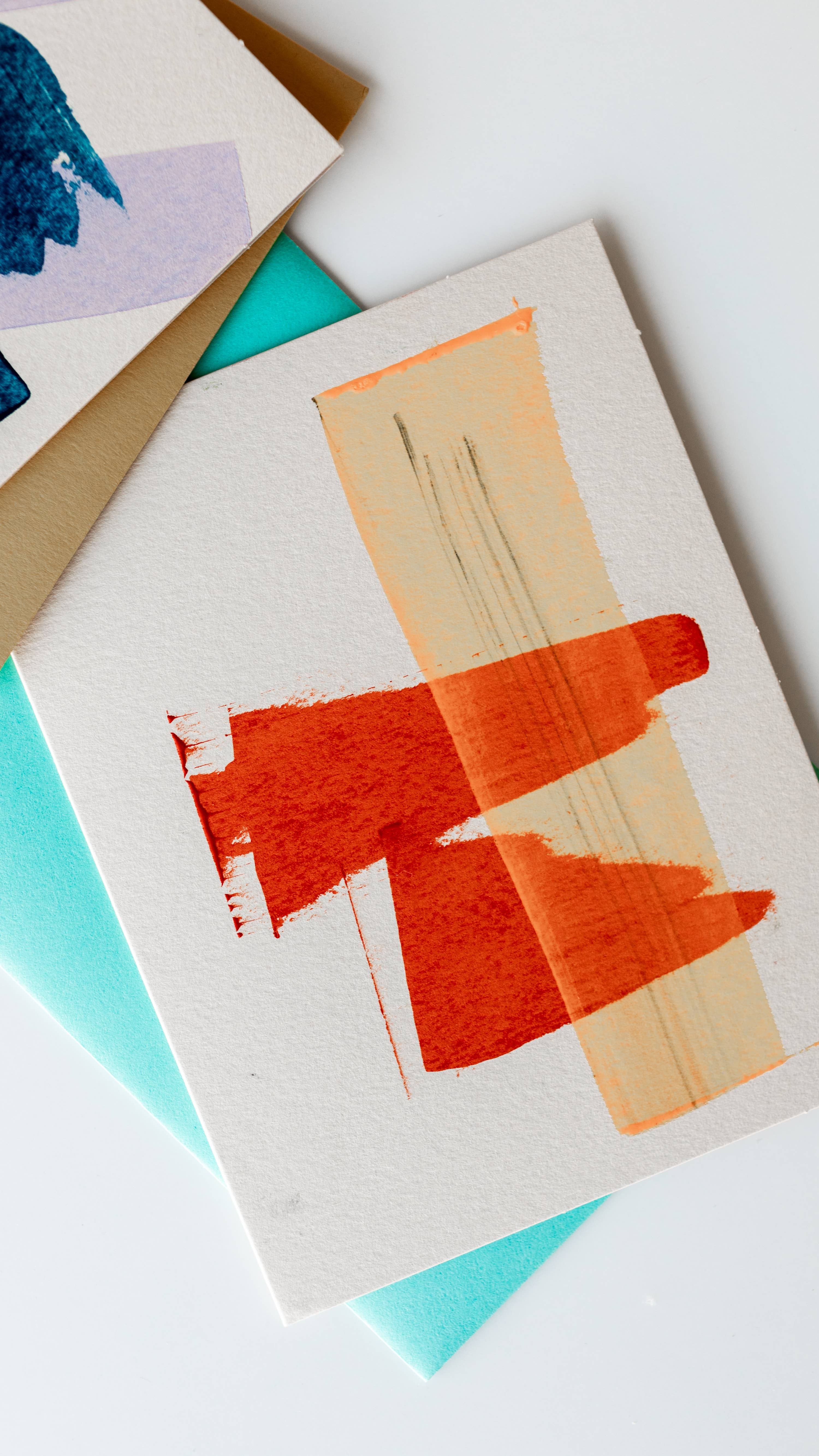 The Aesthetic Union - Vente Carte de vœux classique - Carte de balayage d'encre6