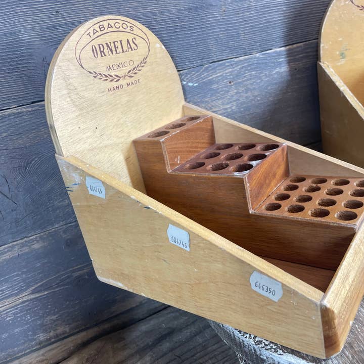 My Amigos Imports - Wholesale Decorative Tabletop Object - Vintage Ornelas Cigar Display Holder-WH4--Mexico-Original5
