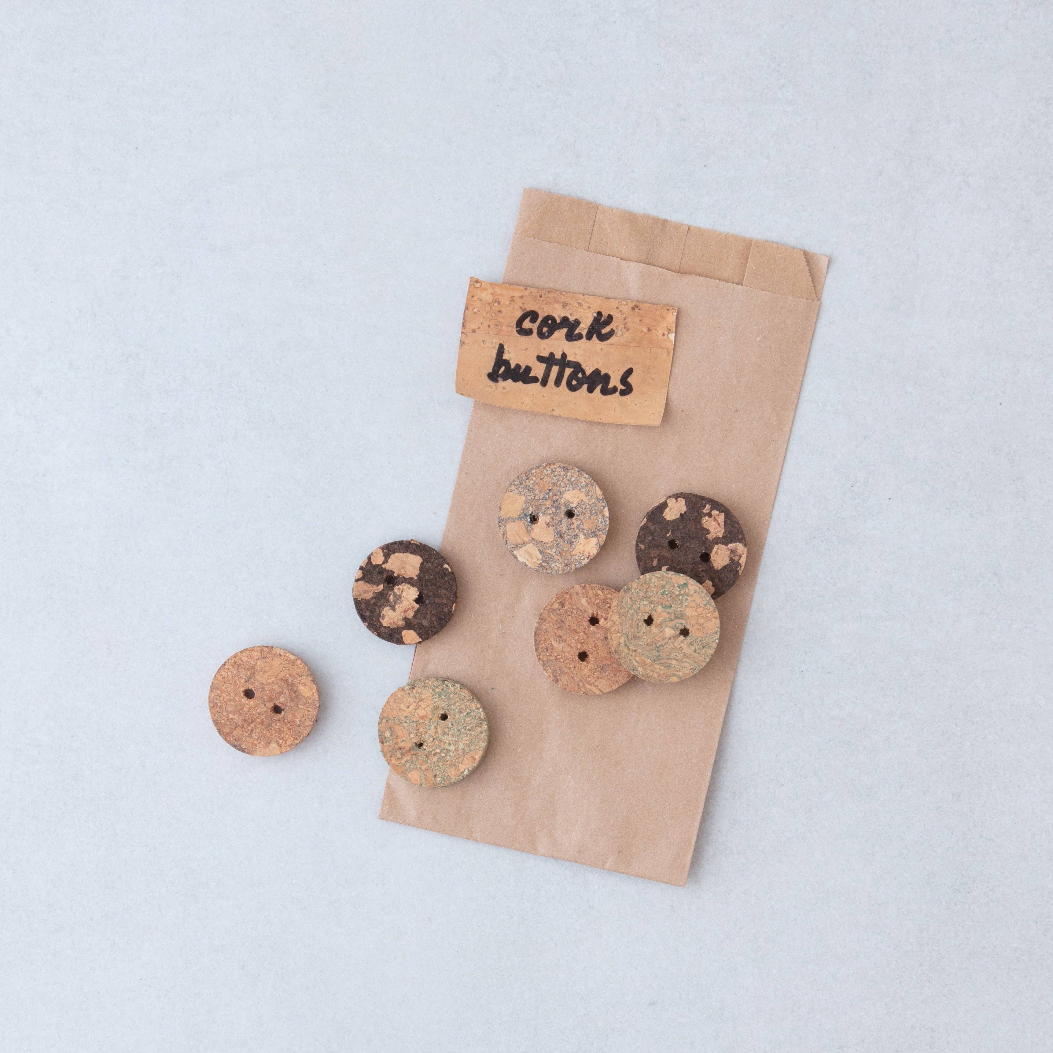 Folclore Crafts - Wholesale Craft Supplies - Handmade eco-friendly cork buttons1