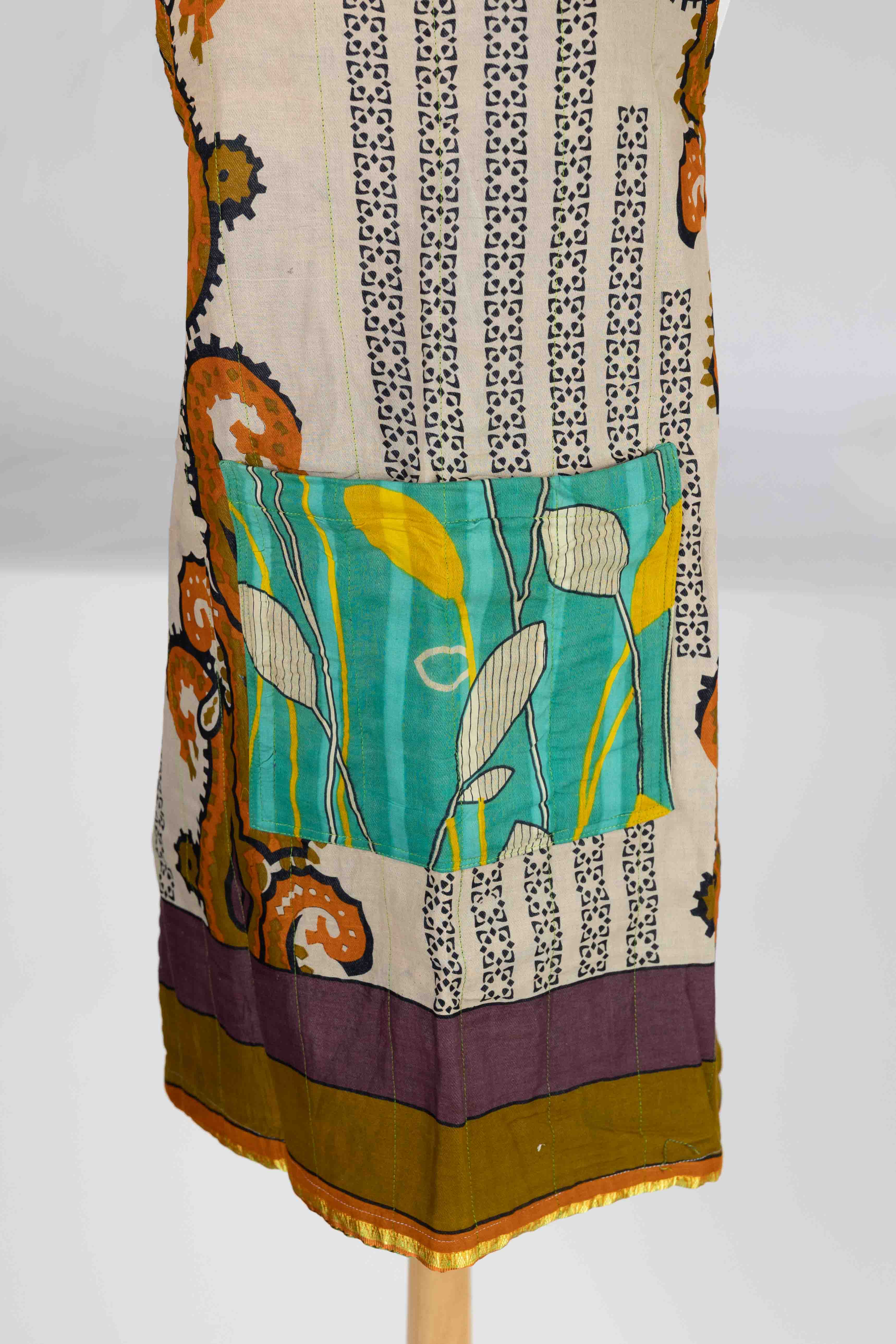 Ten Thousand Villages - Wholesale Apron - Reversible Sari Apron7