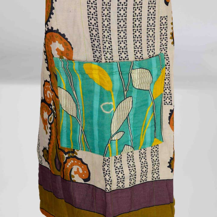 Ten Thousand Villages - Wholesale Apron - Reversible Sari Apron7
