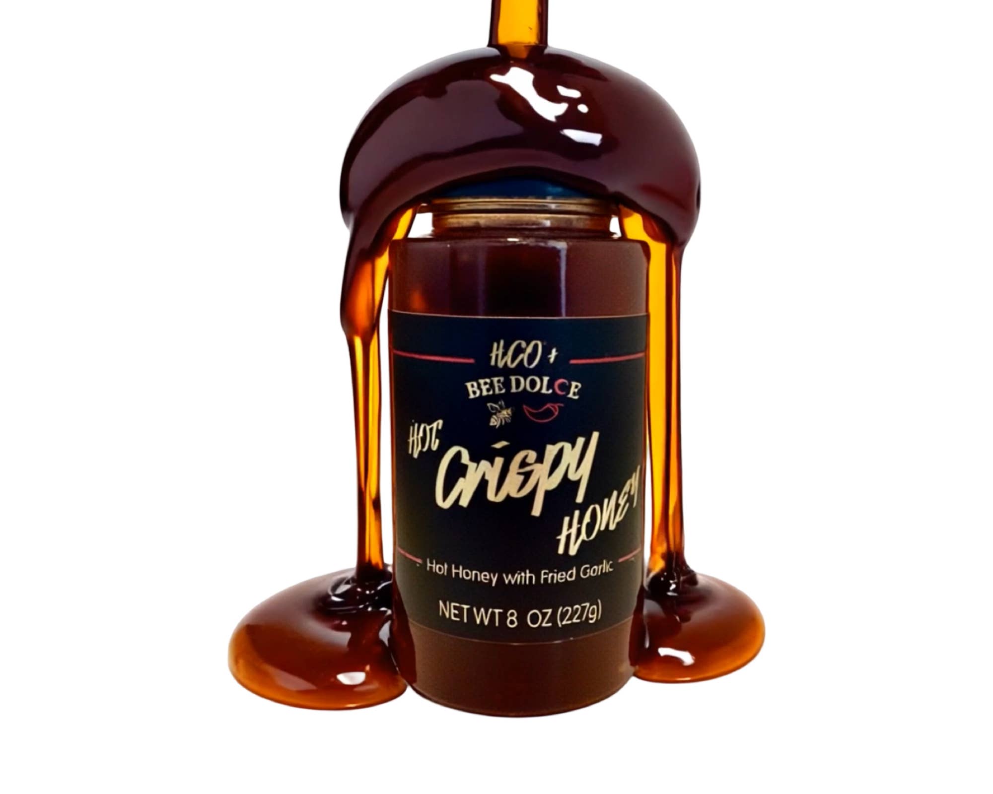 Hot Crispy Oil - Wholesale Honey - Hot Crispy Honey with Garlic- Holiday Gift (6 Units)