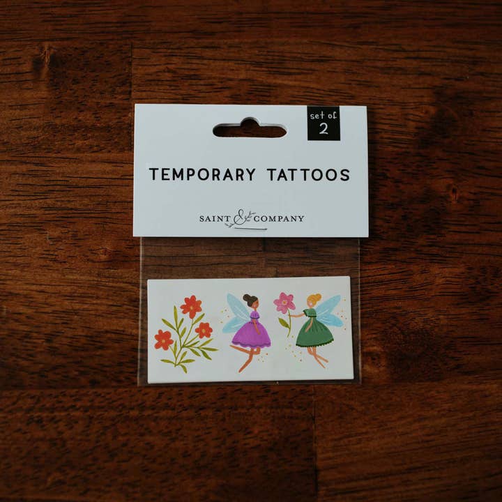 Saint & Company – wholesale Tillfällig tatuering - Barn – Trädgårdsälvor Temporära Tatueringar