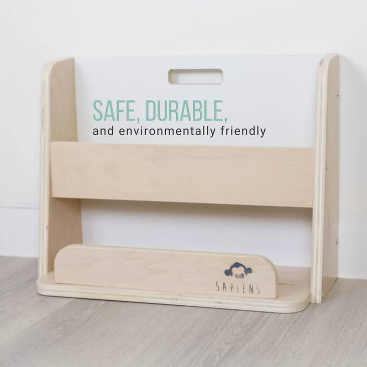 Sapiens Child – wholesale Bookcase – GUAVA - Montessori Bookshelf