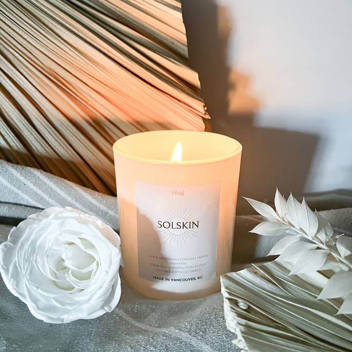 Hug Forever Florals and Luxury Candles – Vela em jarro/copo por atacado – Vela de Luxo SOLSKIN 4