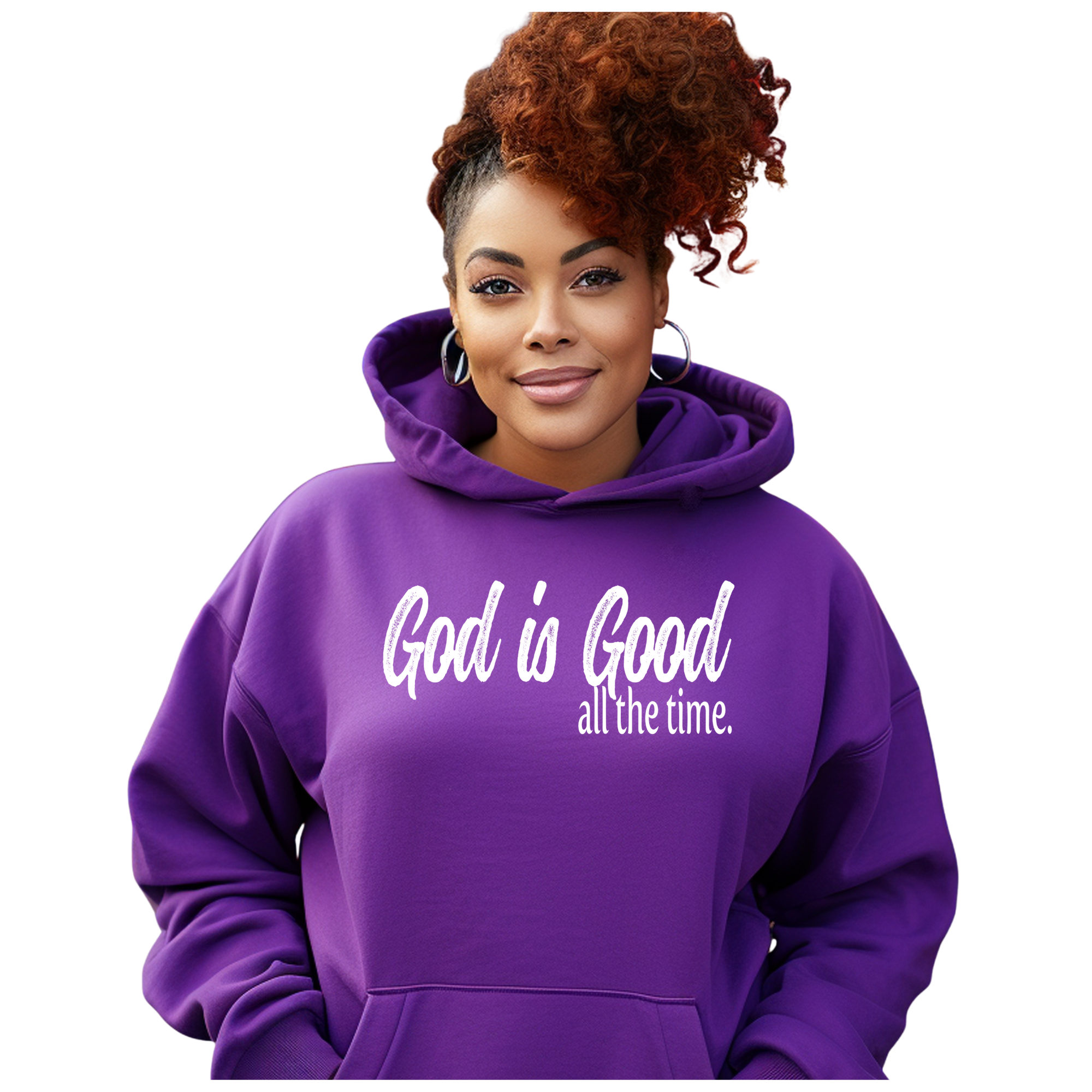 Love Ann Joy Apparel, LLC - Wholesale Hoodie - Women's - God is Good Hooded Bible Verse Christian Sweatshirt6