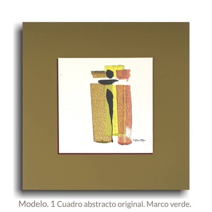 Decoratief beeld. Abstract acrylschilderij. Origineel. voor wholesale door Galoartworks