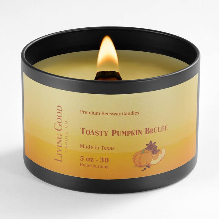 Toasty Pumpkin Brulee for wholesale by Living Good Candle Co.