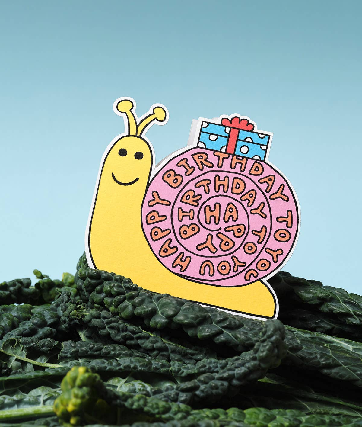 Wrap (US duties paid) - Venta al por mayor Tarjetas de cumpleaños - Tarjeta de cumpleaños con forma de caracol0