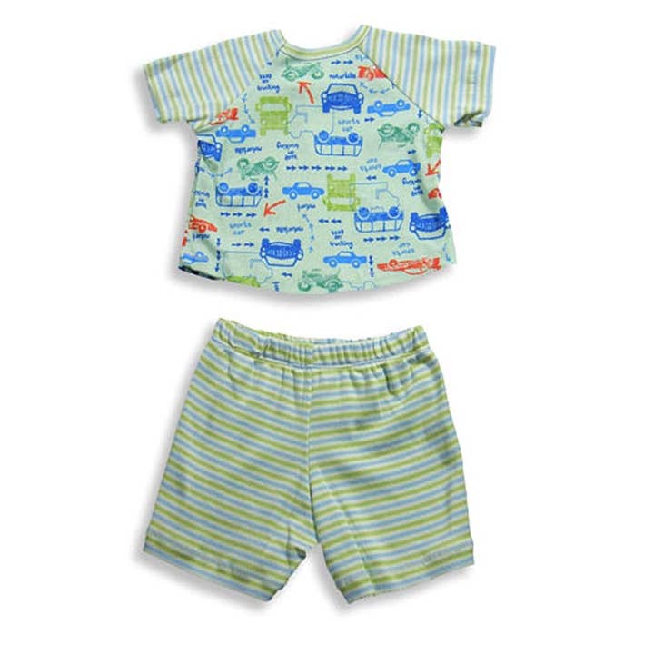 Eastern Off Price - Wholesale Top & Short Set - Baby - Pepper Toes by Baby Lulu - Baby Boys Short Sleeve Cars Short Set4