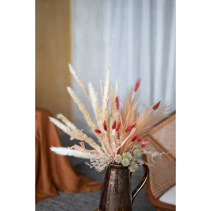 A&B Home Group Inc. - Wholesale Artificial plant - 8x1.2x27.5"H 6pc/Bag Taupe Pampas Grass Cluster8