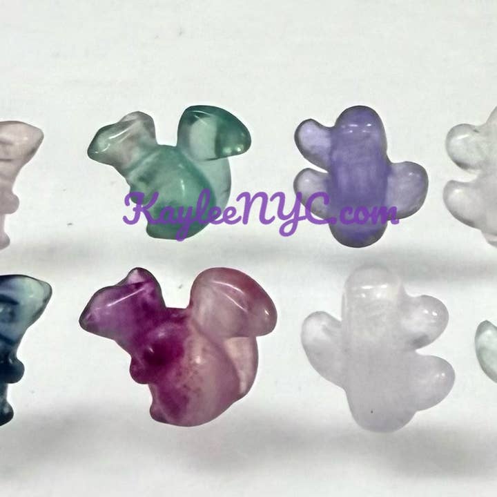 KayleeNYC - Wholesale Spiritual Stone/Crystal - Mix Mini Candy Fluorite Carvings Crystal Healing2