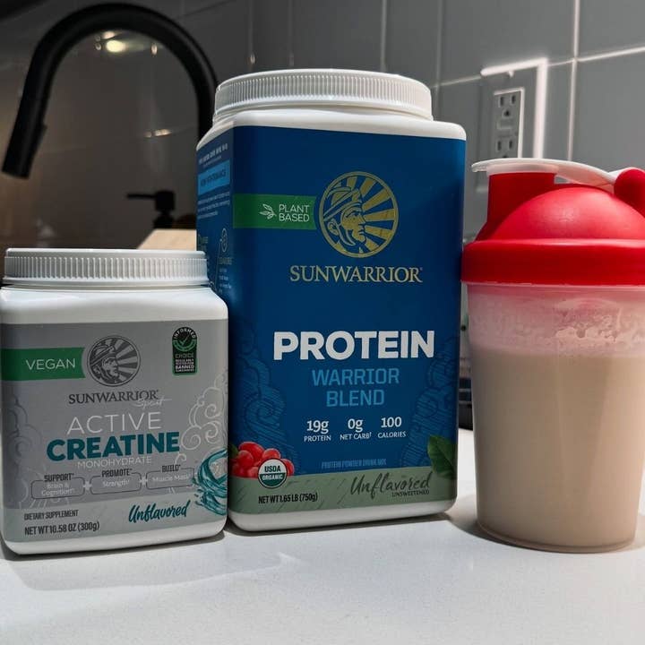 Growve – wholesale Protein/superfood powder – Unflavored Plant-Based Warrior Protein Powder 750g Tub4