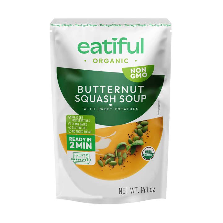 Soupe de courge musquée biologique Eatiful pour la vente par Point One International